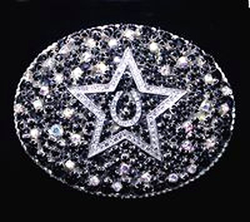 Crystallized Layered Medium Oval