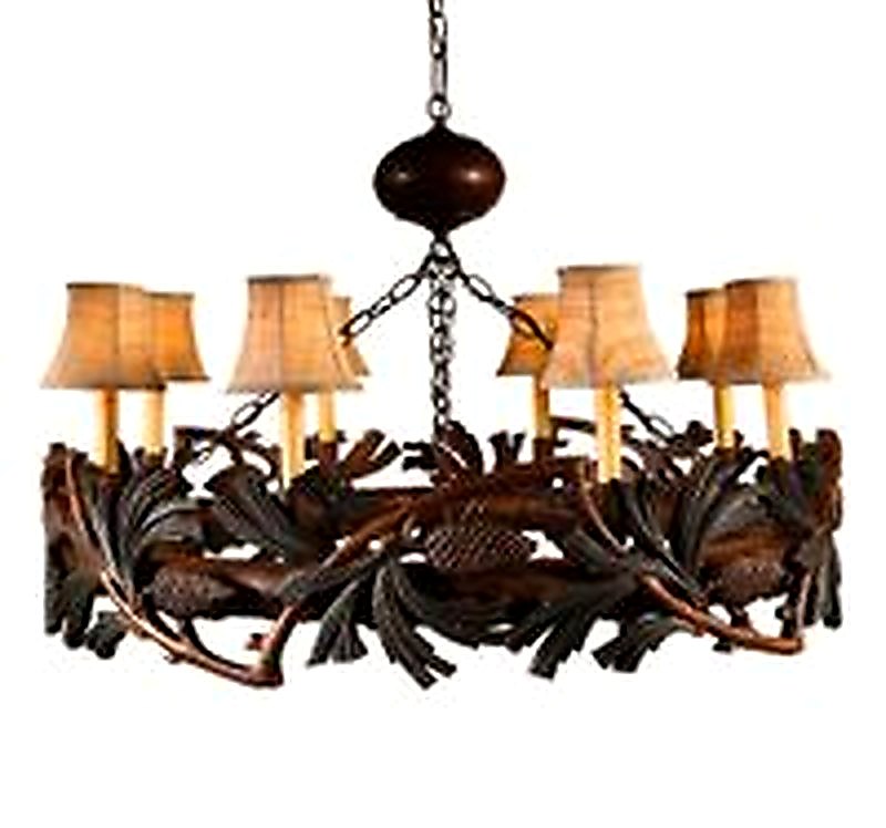 Pinecone Chandelier