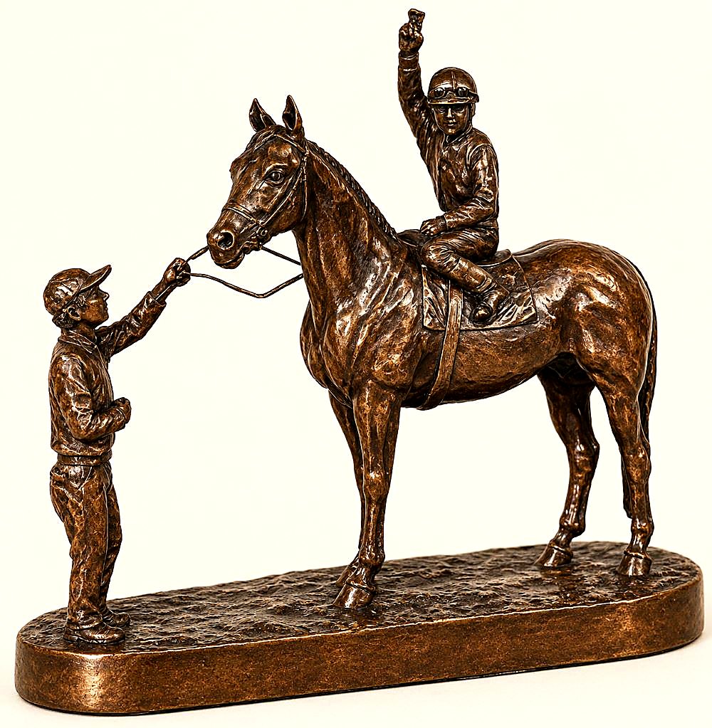 Winners Circle Horse Sculpture