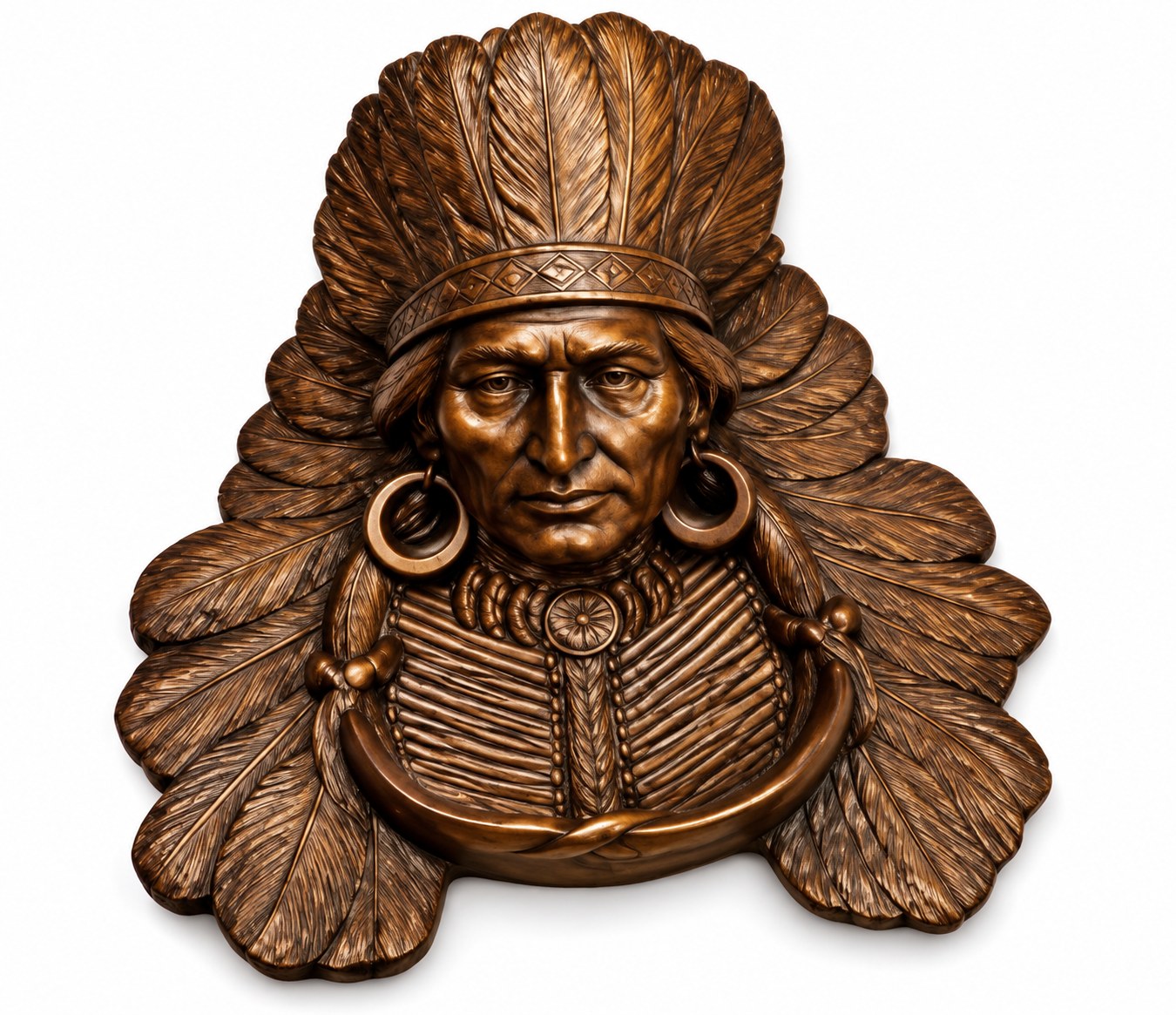 Indian Chief Desk Tray