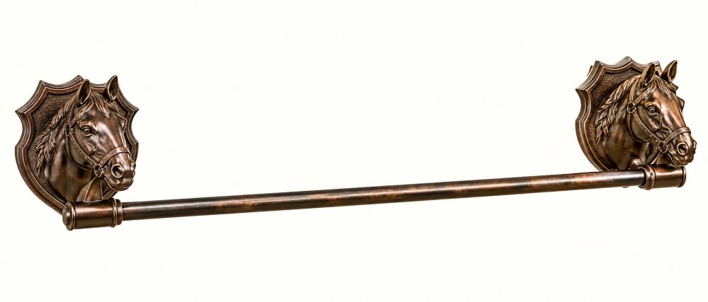 Oklahoma Casting Bathroom Décor Faux Bronze Bear Towel Holder