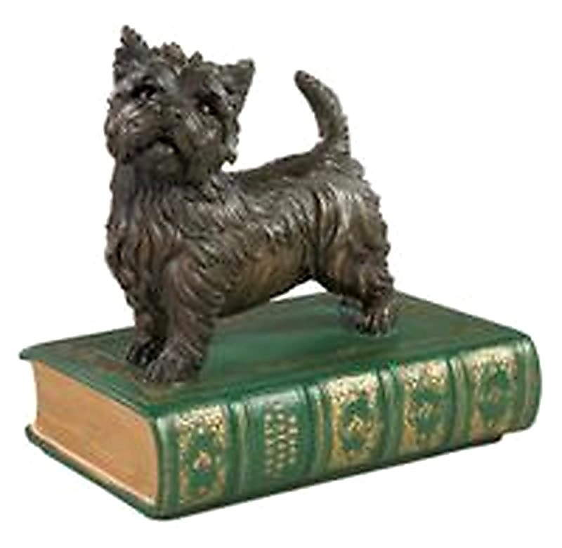 Westie On A Book Statue