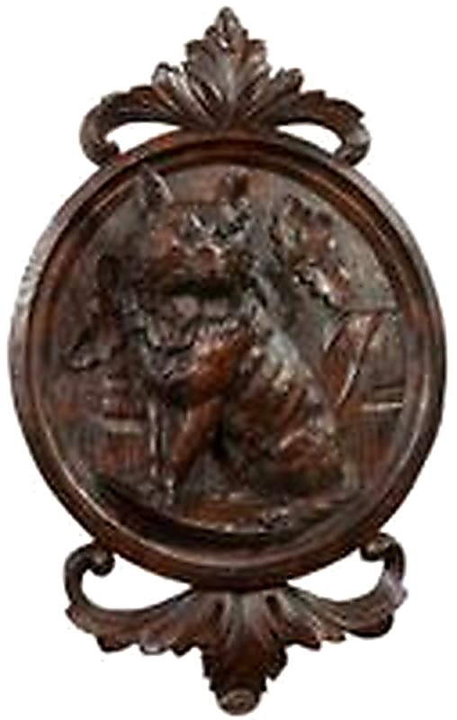 Fox Relief Wall Plaque