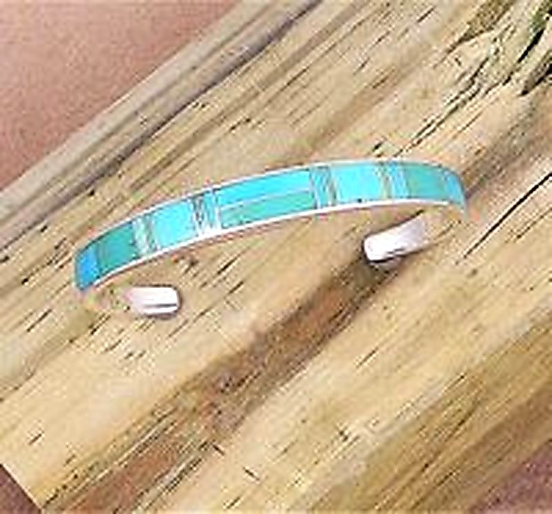 Turquoise Valley Double Line Cuff