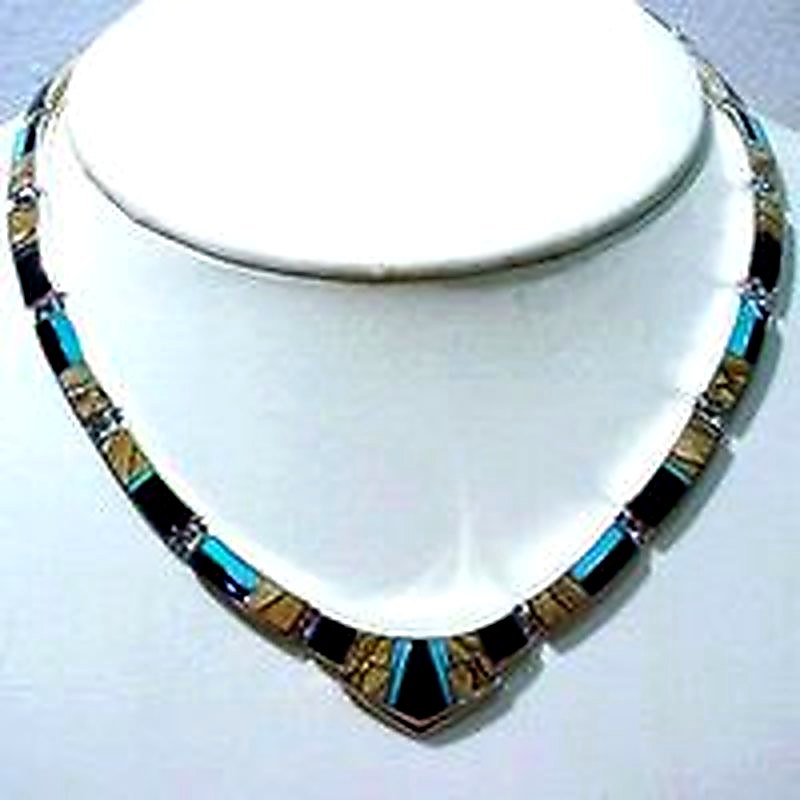 Turquoise Creek Link Necklace