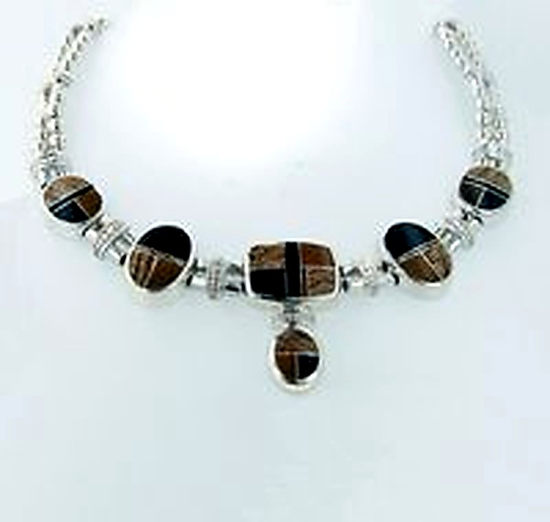 Native Earth Drop Pendant Necklace