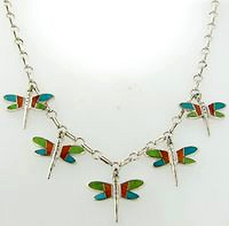 Sunrise Dragon Fly Necklace