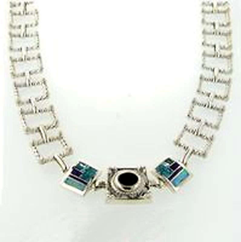 Shalako 3 Piece Square Necklace