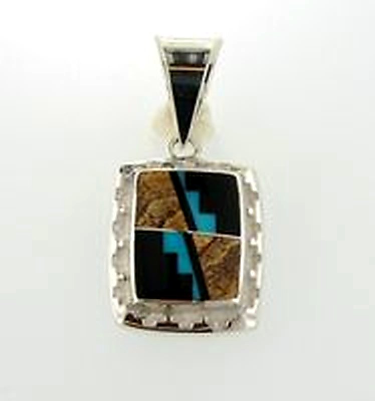Turquoise Creek Geo Rectangle