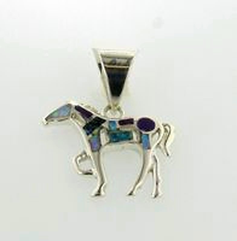 Shalako Code Horse Pendant