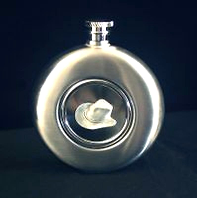 Round Stainless Steel Flask