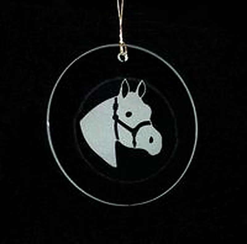 Glass Round Ornament