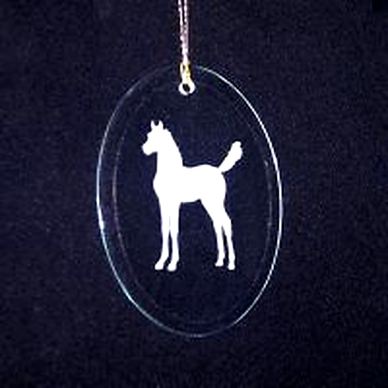 Glass Oval Ornament