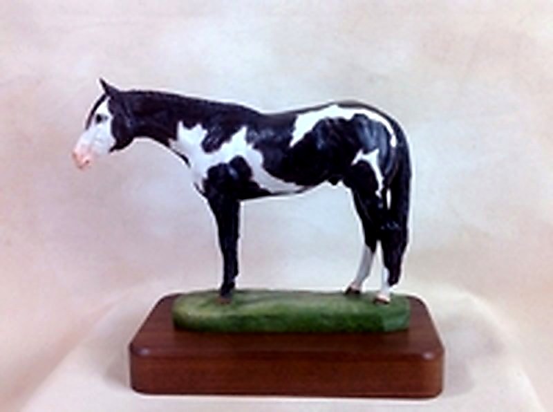 Full Body Medium Size "Overo Paint" Statue