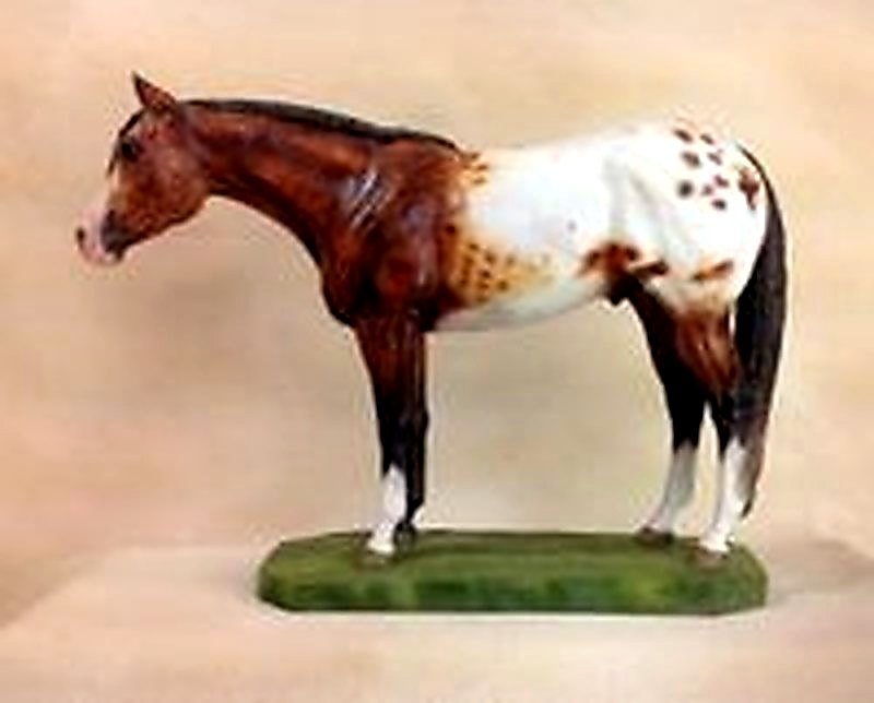 Full Body Large Size "Appaloosa" Statue