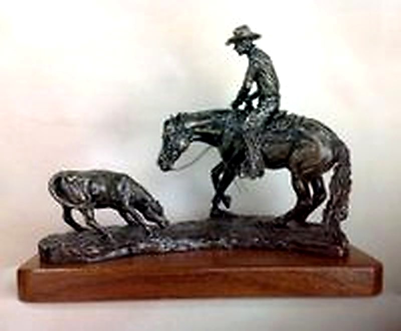 "Cutting Horse" Statue