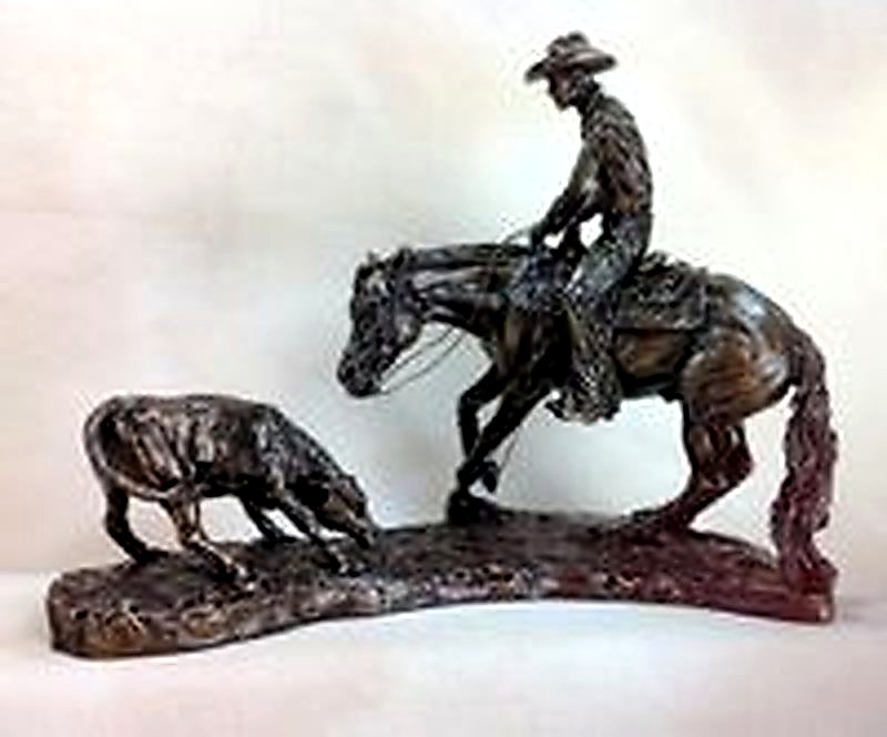 "Cutting Horse" Statue