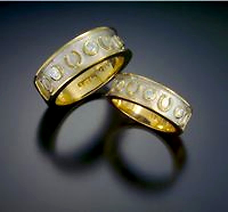 Bow River "Diamond Studded Horseshoe Rings"