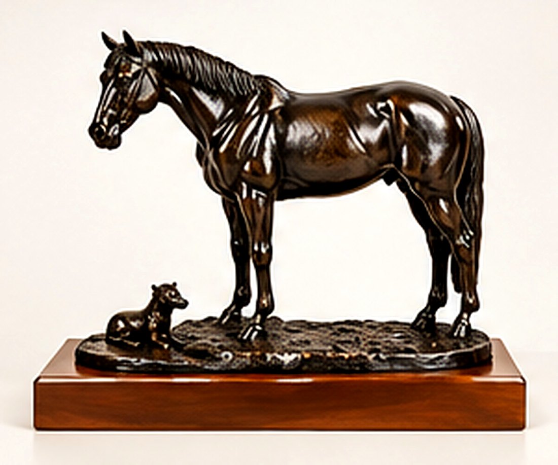 "In The Dirt" Large Reining Horse (small base)