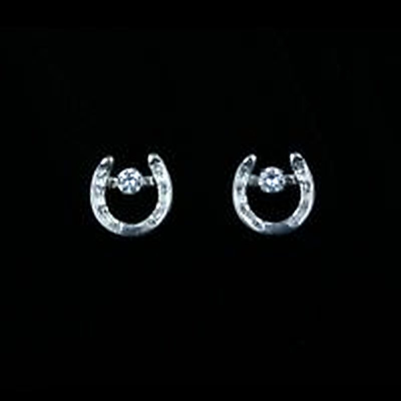 Bar Horseshoe Jacket & 5mm CZ