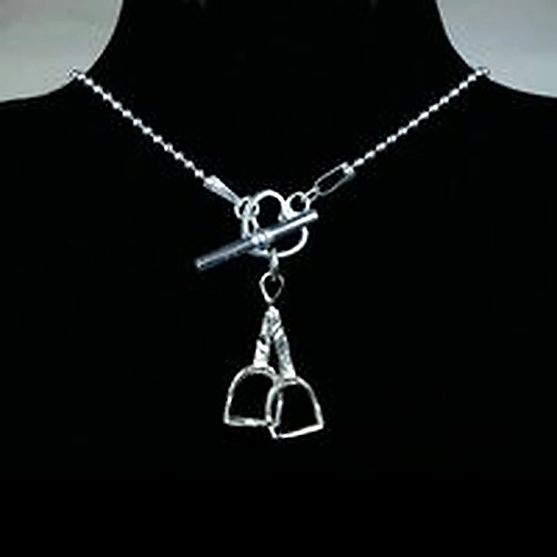 Stirrup Leather & Irons Necklace