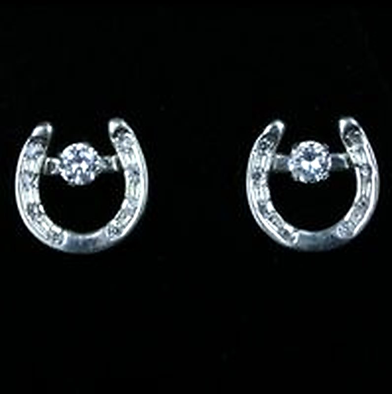 Bar Horseshoe Jacket & 6mm CZ