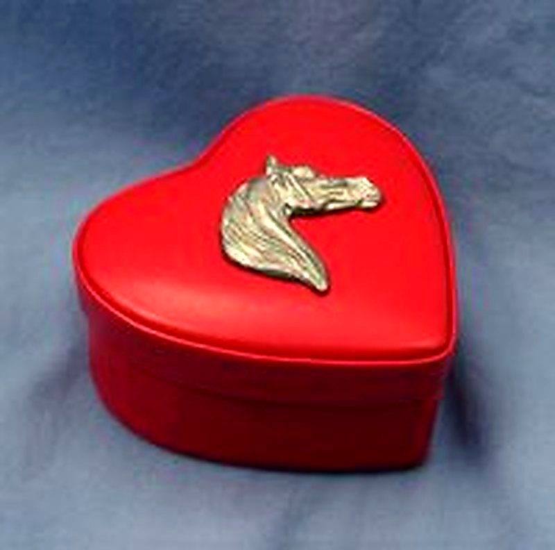 Leather Heart Box