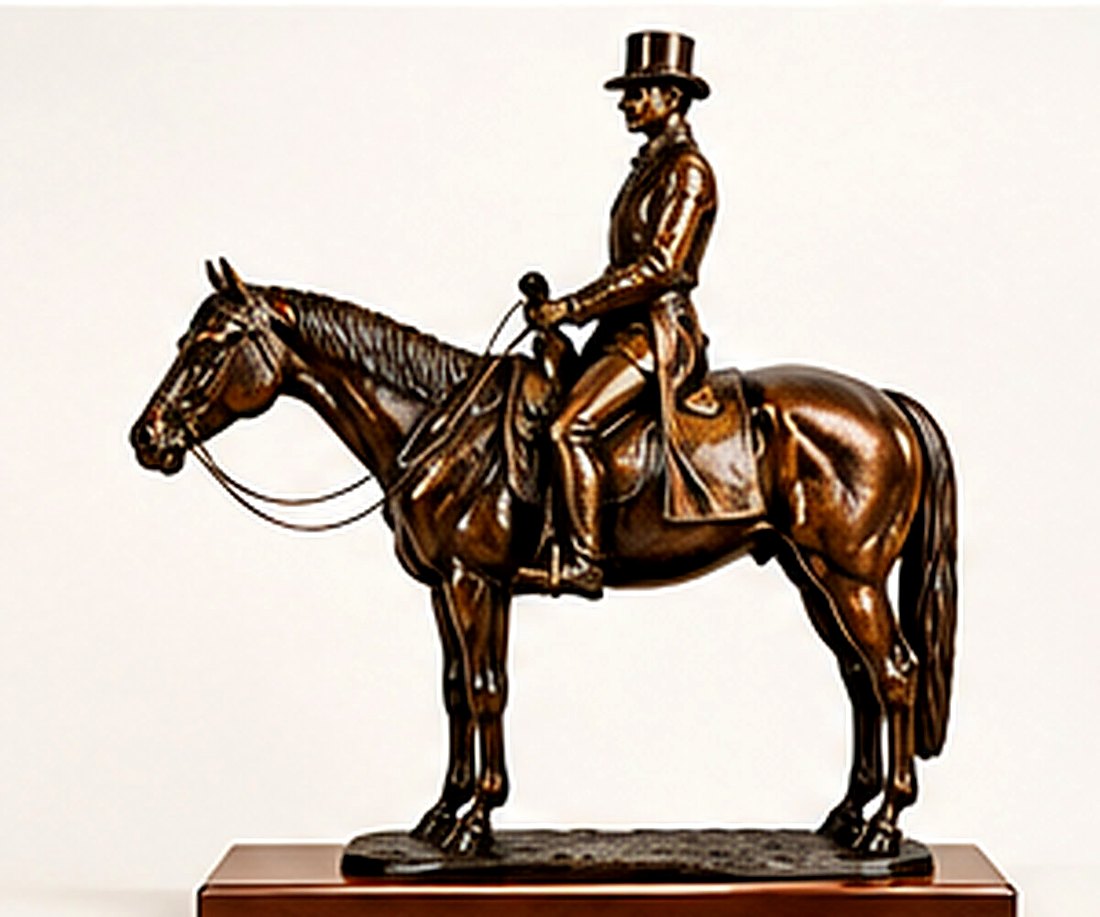 "Astride" Side Saddle Trophy