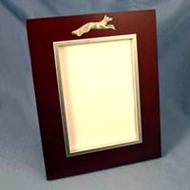 Cherry Finish Picture Frame/Pewter