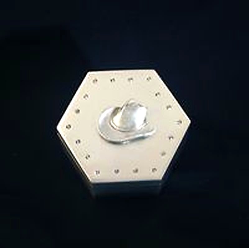 Hexagon Box w/ Crystals